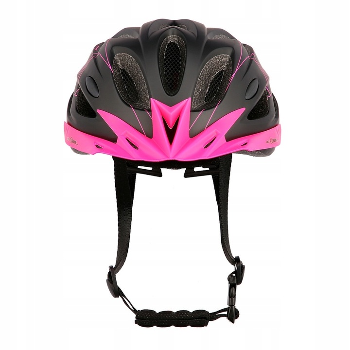 Kask Rowerowy Na Rower Regulowany Wentylowany Z Daszkiem In-mold 58-61 cm