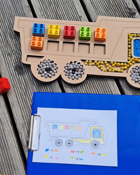 Sensokarton Wywrotka Klockowa