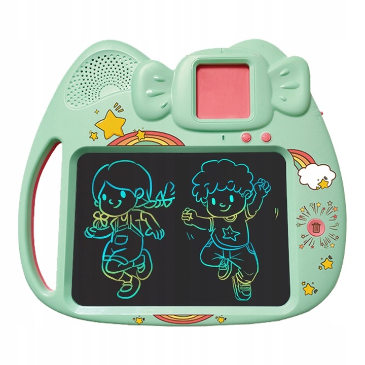 Tablet do rysowania 2w1 Czytnik kart do nauki języka angielskiego 112 kart