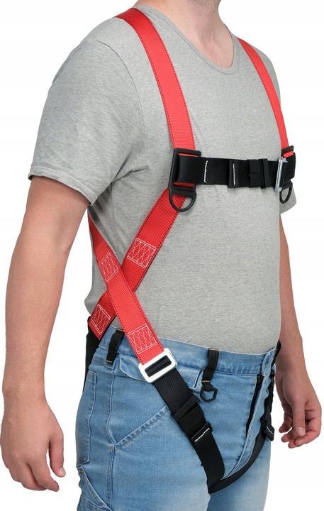 YATO SZELKI BEZPIECZEŃSTWA Z AMORTYZATOREM KARABINKI BHP REGULOWANE ZESTAW