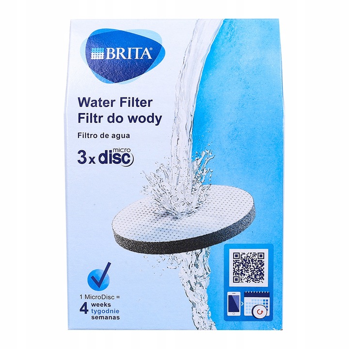 Dysk filtracyjny Filtr do wody Brita MicroDisc do butelek Brita Vital 3 szt