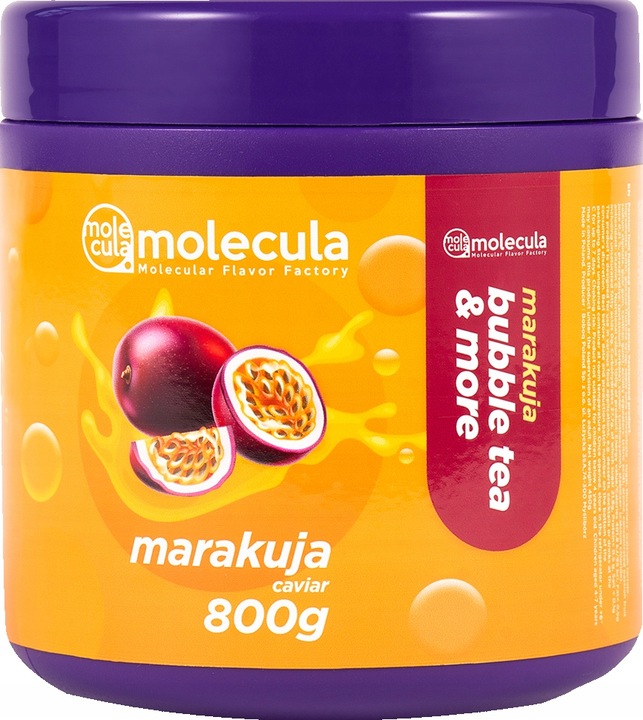 BUBBLE TEA - Molekularny Kawior- KULKI MARAKUJA
