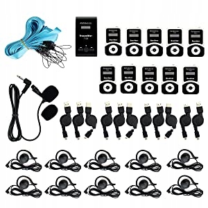 Retekess T130-T131 Bezprzewodowy System Tour Guide, Audio Tour Guide System