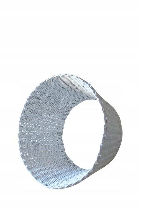 OSŁONA NA STOJAK POD CHIONKĘ WIKLINOWA FI 80 cm , KOSZ POD CHOINKĘ BIAŁY