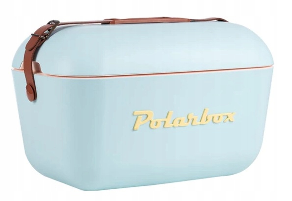 Przenośna Lodówka Retro 12 Litrów Classic Polarbox Błękitny