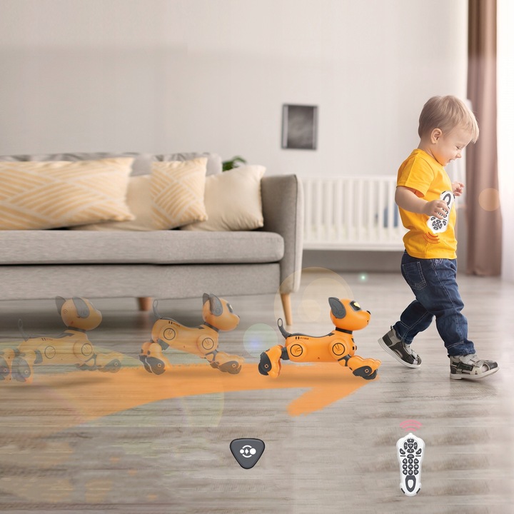 ROBOT INTERAKTYWNY PIES PIESEK ZDALNIE STEROWANY PROGRAMOWANY 20+ FUNKCJE