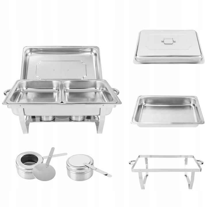 PODGRZEWACZ 1/2 DO POTRAW GASTRONOMICZNY 9 L STAL NIERDZEWNA