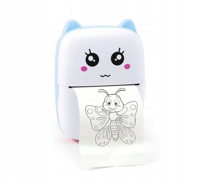 Smart band 6 Smartwatch Niebieski + Drukarka Termiczna Drukuś