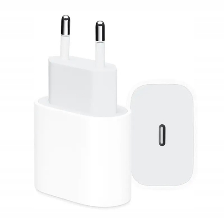 ŁADOWARKA SIECIOWA USB-C DO IPHONE 11 12 13 14 15 PRO MAX + KABEL LIGHTNING