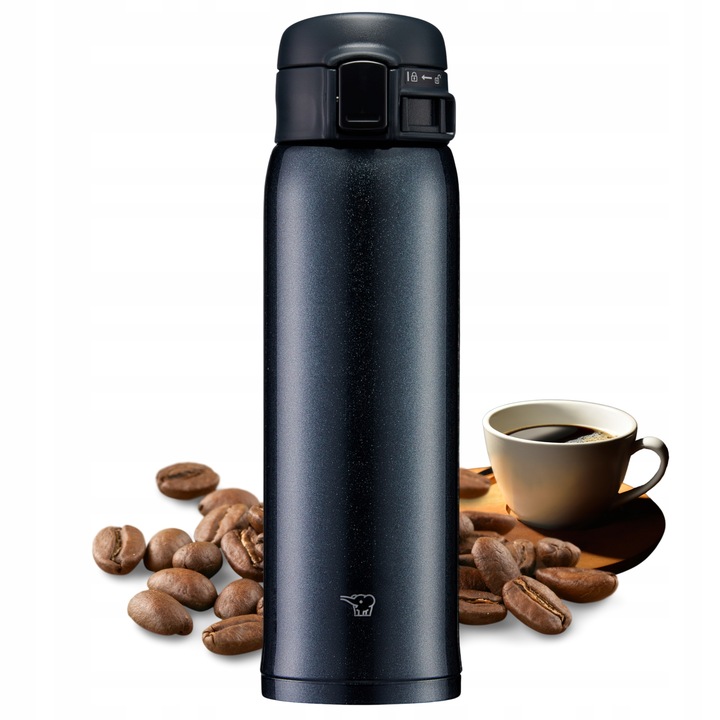 Kubek Termiczny na kawe Zojirushi 480ml Termos próżniowy SM-SR48E-BC Czarny