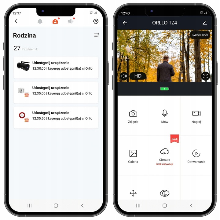 Kamera Zewnętrzna Bezprzewodowa WiFi IP ORLLO TZ4 Jakość Super HD + GRATIS