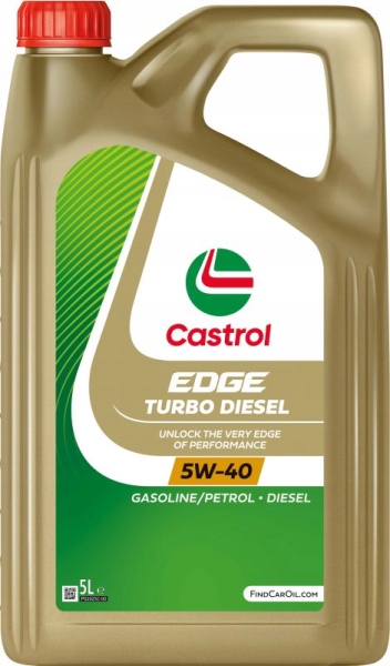 OLEJ SILNIKOWY CASTROL EDGE TURBO DIESEL 5W40 5L