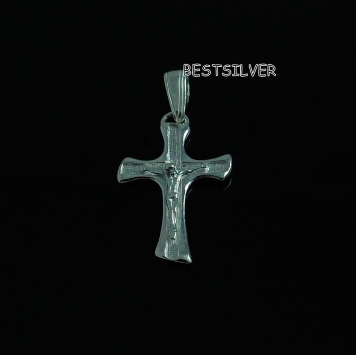 Oryginalny Srebrny Krzyżyk Męski Srebro pr 925