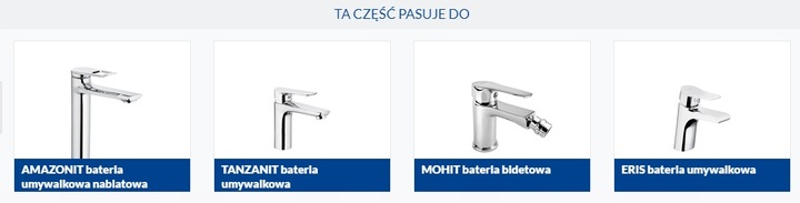 GŁOWICA CERAMICZNA KFA / Regulator W35H-10 wysoki z górną uszczelką