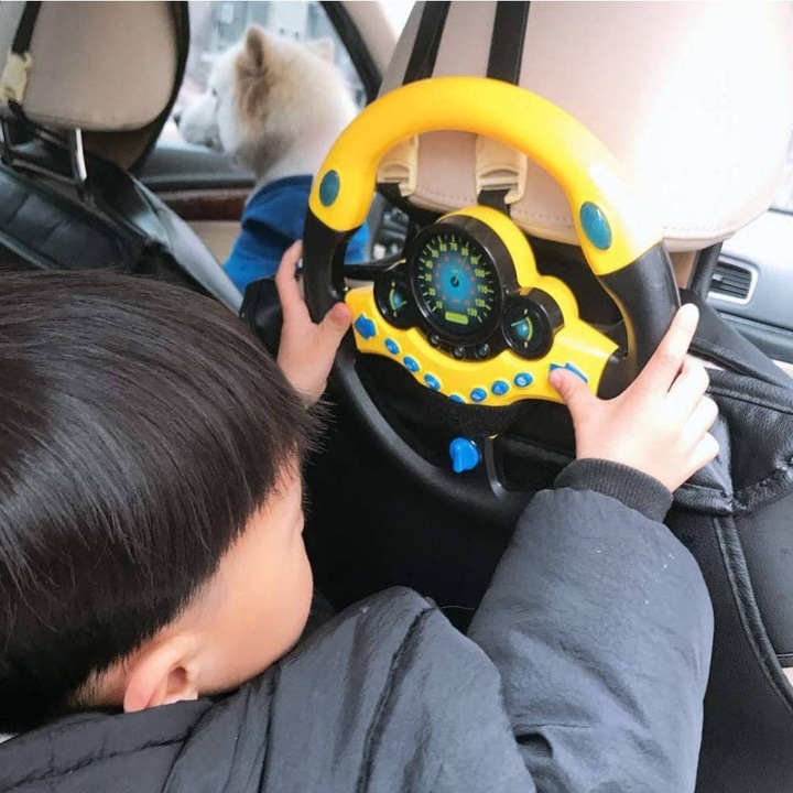 KIEROWNICA DO AUTA INTERAKTYWNA SYMULATOR JAZDY SAMOCHODEM KRĘCI SIĘ 360