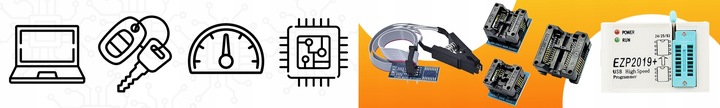 Zestaw Uniwersalny Programator EEPROM i Flash EZP2019+USB SPI EPROM BIOS
