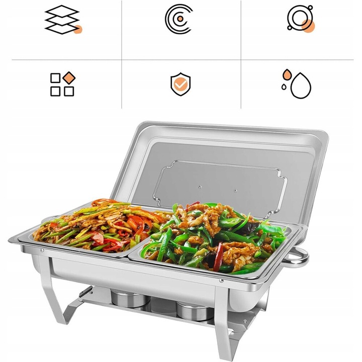 PODGRZEWACZ 1/2 DO POTRAW GASTRONOMICZNY 9 L STAL NIERDZEWNA