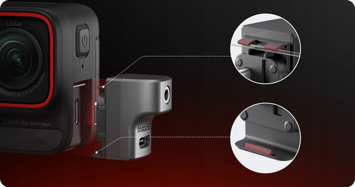 Insta360 Ace Pro Mic Adapter - adapter mikrofonowy