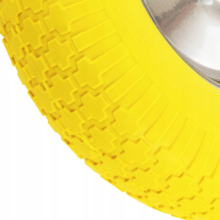KOŁO KÓŁKO BEZDĘTKOWE DO WÓZKA TACZKI 40cm 4.80/4.00-8 PEŁNE PU