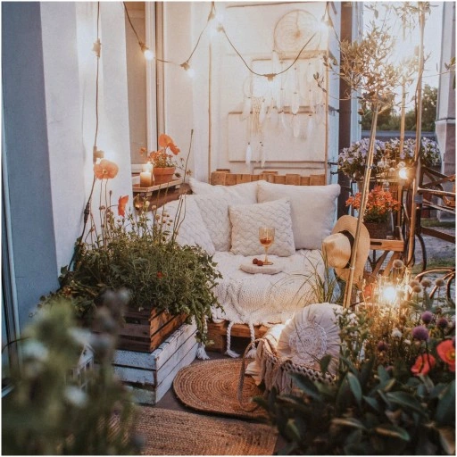 Oświetlenie 10m x10 E27 LED na płot altankę domek