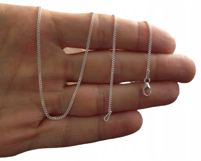 Pancerka Łańcuszek Srebrny 925 Krzyżyk Komplet (na PREZENT / KOMUNIA)