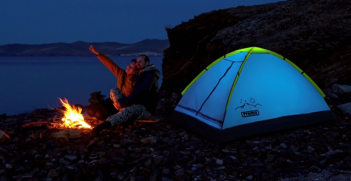 NAMIOT TURYSTYCZNY 2osobowy ALPENAIR Kempingowy IGLO WODOODPORNY MOSKITIERA