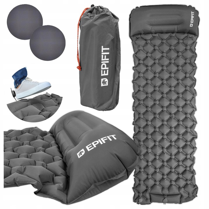 ULTRALEKKI Materac Samopompujący do spania jednoosobowy Karimata Dmuchana