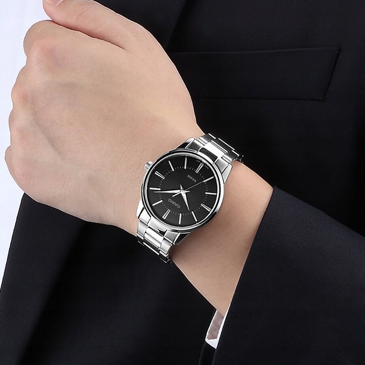 ZEGAREK MĘSKI CASIO MTP-1303PD stalowy klasyczny +BOX +GRAWER