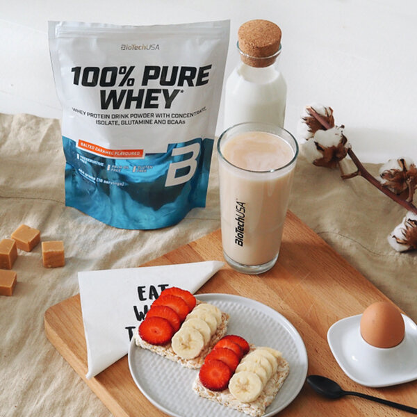 BIOTECH 100% PURE WHEY 454g BIAŁKO IZOLAT + PRÓBKA ISO WHEY ZERO + SHAKER