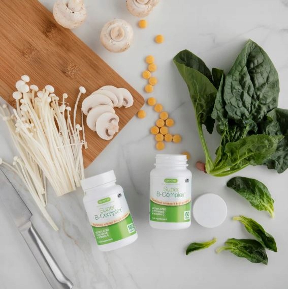 SUPER witamina B COMPLEX witamina B12 B6 B7 AKTYWNY folian 180 tabletek