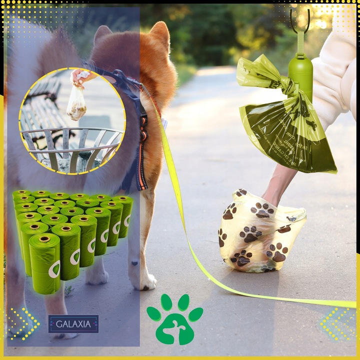 WORECZKI Na Psie Odchody BIODEGRADOWALNE Worki na Kupy BIO + ETUI 360 sztuk