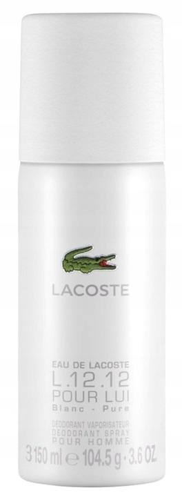 LACOSTE EAU DE LACOSTE L.12.12 BLANC 150 ML DEZODORANT