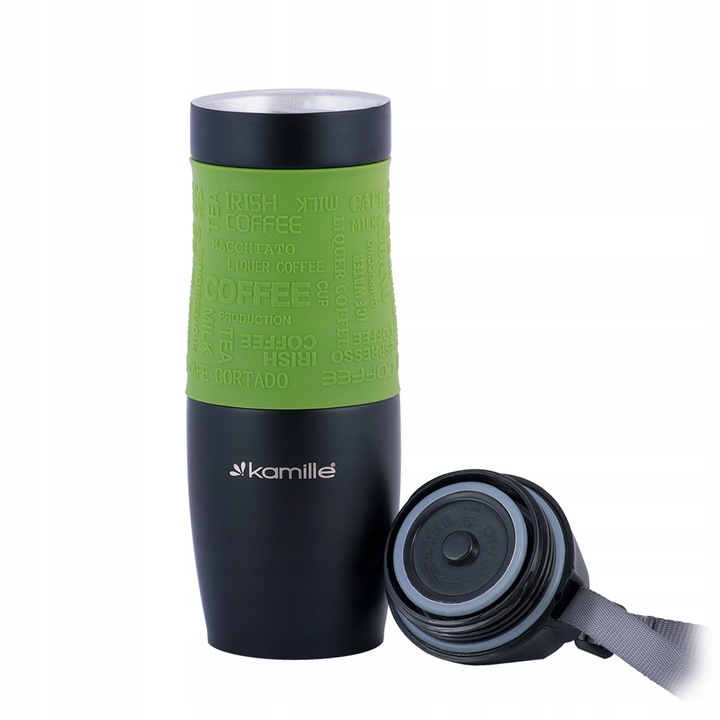 KUBEK TERMICZNY TERMOS BIDON KAMILLE 380 ml 0,38 l