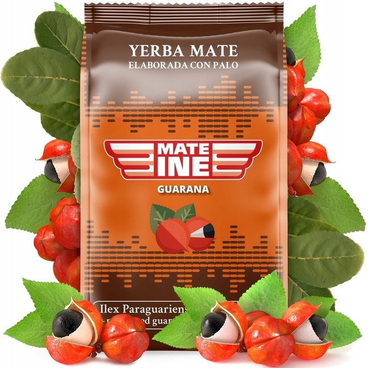 Yerba Mate Mateine Pomarańcza Limon GUARANA 5x500g