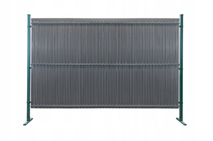 OSŁONA DO PANELI OGRODZENIOWYCH 123 x250 44/62 ANTRACYT Cały kpl+instrukcja