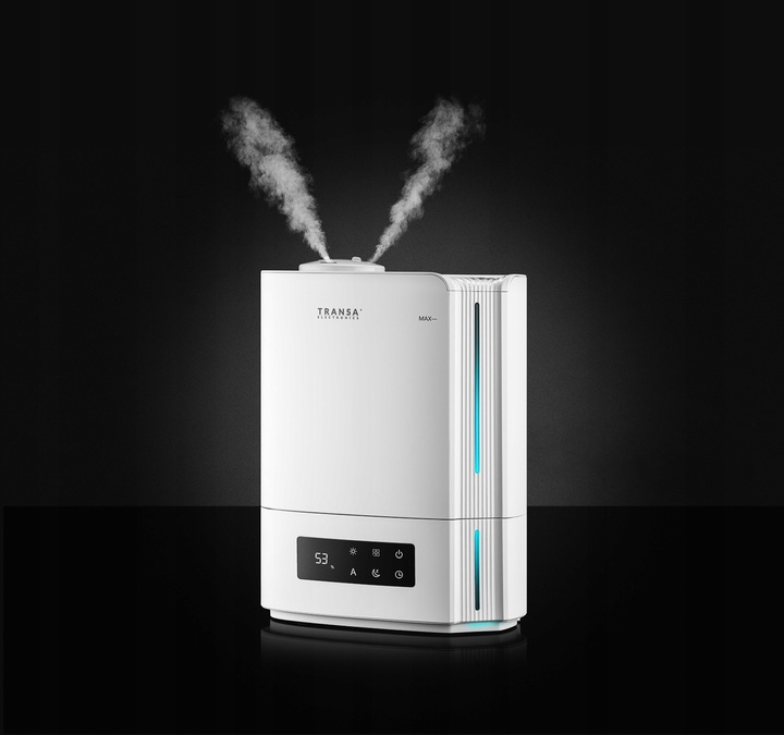 Nawilżacz powietrza AROMATERAPIA do roślin kwiatów Biały TRANSA 4,8L