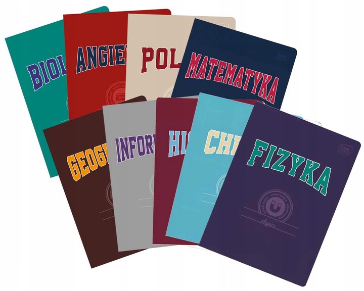 KOMPLET ZESZYTÓW PRZEDMIOTOWYCH ZE ŚCIĄGĄ A5 60K - klasa 7-8