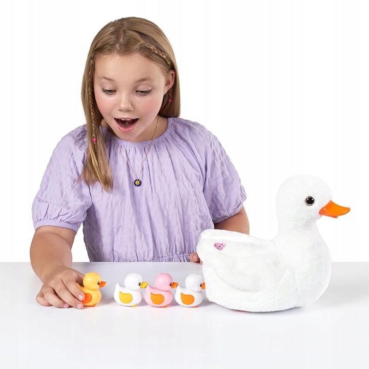 ZURU PETS ALIVE ZESTAW INTERAKTYWNA MAMA KACZKA PLUSZOWA MAMA DUCK + DZIECI