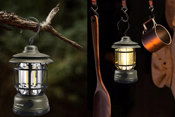 LAMPA LAMPKA LED TURYSTYCZNA AKUMULATOR KEMPINGOWA DO NAMIOTU ŁADOWANA USB