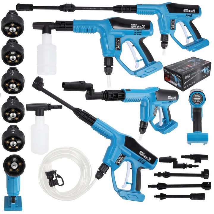 MYJKA CIŚNIENIOWA DEDRA SAS+ALL 18V Wąż 5m 40bar Lekka AKUMULATOROWA