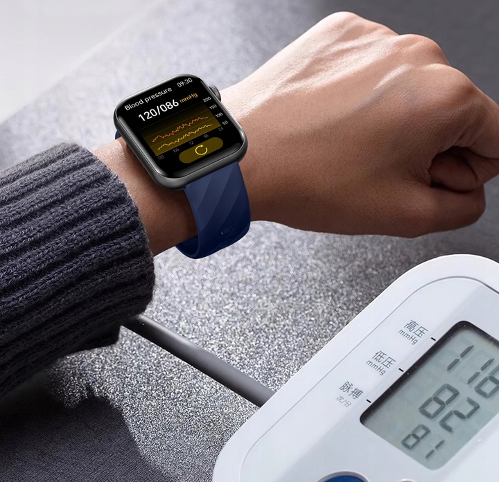 ZEGAREK SMARTWATCH POMIAR CUKRU EKG POLSKIE MENU CIŚNIENIOMIERZ PULS TLEN