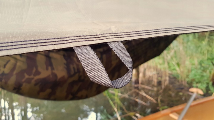 Płachta survivalowa Bushmen ThermoTarp 3x3m Tarp biwakowa do lasu IZOLOWANA
