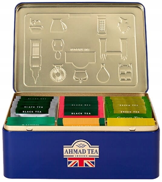Ahmad Tea Six Collection zestaw herbat w puszcze bombonierka 6 smaków