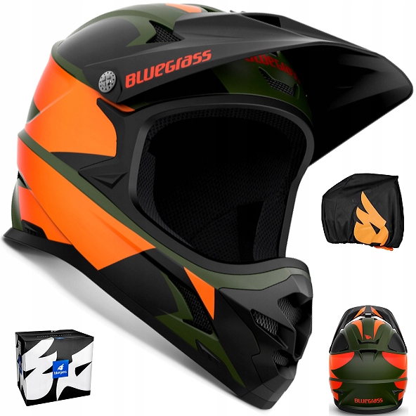 Kask BLUEGRASS INTOX FULL FACE XS 52-54cm green