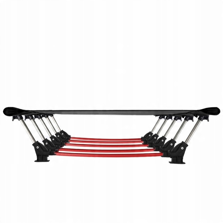 ŁÓŻKO TURYSTYCZNE POLOWE LEŻAK SKŁADANE DUŻE WYGODNE Z TORBĄ - LEKKIE