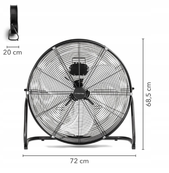 Wentylator przemysłowy Trotec TVM 24 D 9178 m3/h