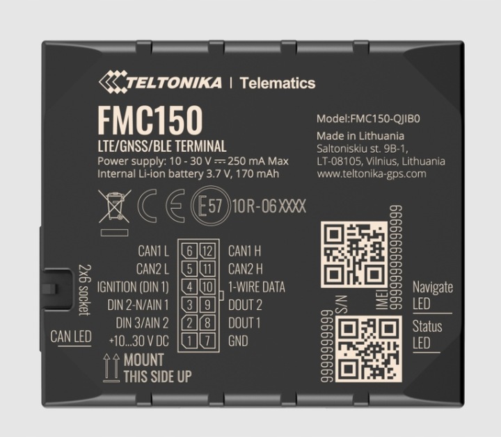 Lokalizator GPS teltonika FMC150 4G/LTE