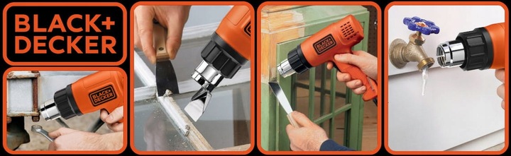 Opalarka elektryczna 1750W 600°C Black & Decker KX1650