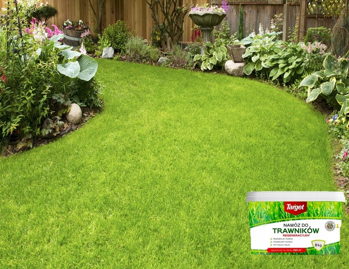 NAWÓZ WIOSENNY DO TRAWNIKÓW REGENERUJE TARGET 8 KG