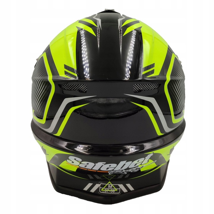 KASK CROSSOWY ENDURO NA CROSSA QUADA MOTOR ROWER LEKKI NA PREZENT ZESTAW S